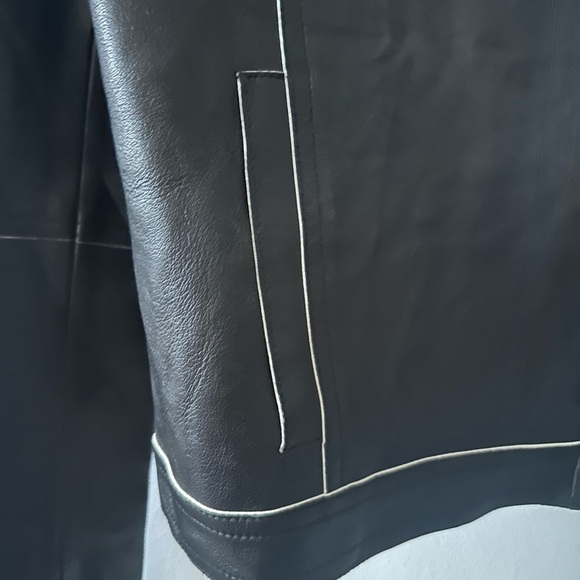 Lambskin Leather Moto Jacket - Picture 6 of 8